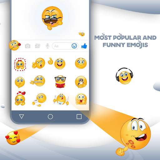 White Snow Cat Keyboard Theme screenshot 5