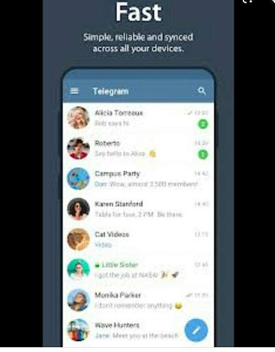 Chat Telgram Lite screenshot 4