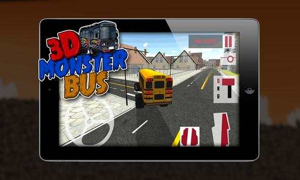 3D Monster Bus Simulator 2015 screenshot 5