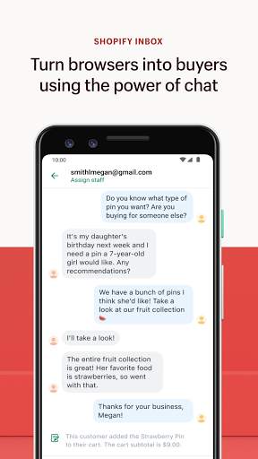 Shopify Inbox screenshot 1