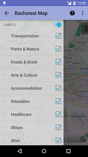 Bucharest Offline City Map screenshot 2