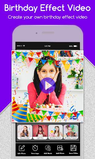Birthday Video Slideshow Maker screenshot 1