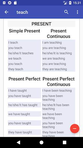 English Verbs screenshot 4