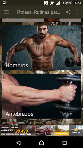 Fitness. Rutinas para el Gym screenshot 3
