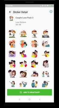 WAStickerApps : Love Romance Stickers for Whatsapp screenshot 3