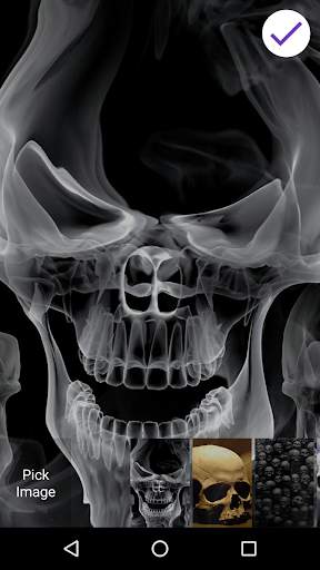 Scary Skull Lock Screen 6 تصوير الشاشة