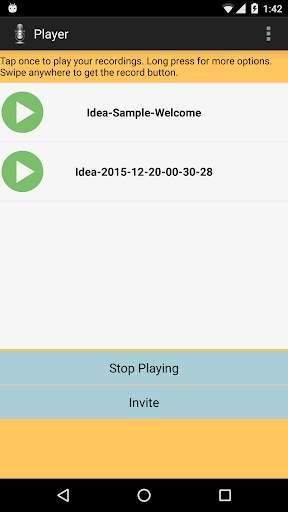 Fast Audio Recorder/Player screenshot 4