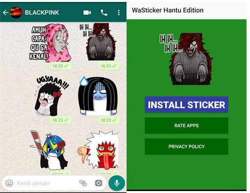 WA Sticker Hantu Gaul for Whatsapp screenshot 1