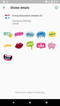 StikoKing- Stickers for WhatAPP #NEW YEAR #XMAS screenshot 4
