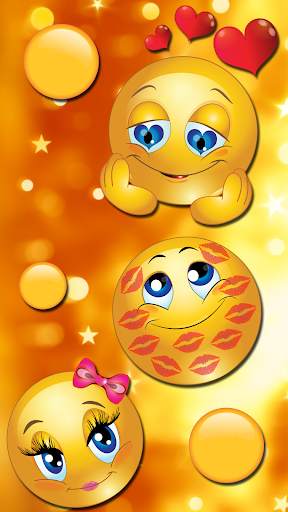 Lovely Emoji APUS Live Wallpaper screenshot 5