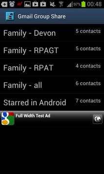 Group Share for Gmail (Free) screenshot 1
