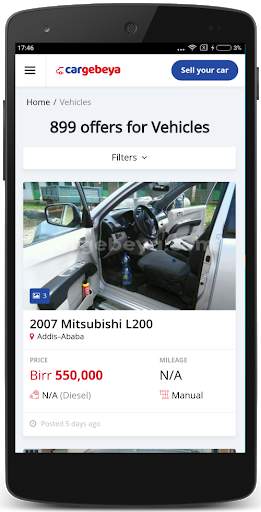 Cars for Sale Ethiopia स्क्रीनशॉट 3