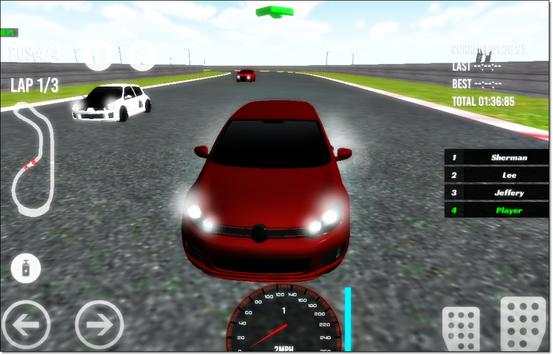 Fast Hatchback Car Racing screenshot 1