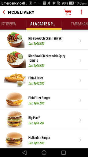 McDelivery Indonesia screenshot 3