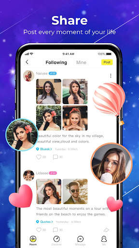 Cue Pro - Group voice chat, Clubhouse, Ludo, Games screenshot 4