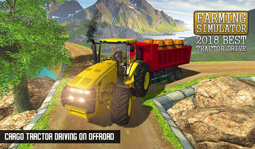 Offroad Farming Tractor Cargo Drive Simulator 2019 screenshot 7