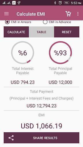 EMI Calculator screenshot 4
