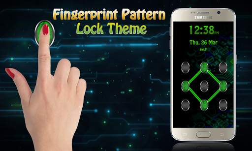 Pattern Lock Fingerprint Theme screenshot 3