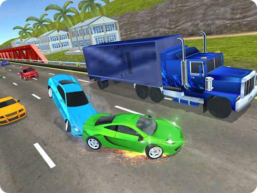 High Speed Traffic Car Driving Road Race Simulator screenshot 10