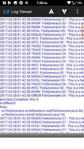 Log File Viewer Lite screenshot 1