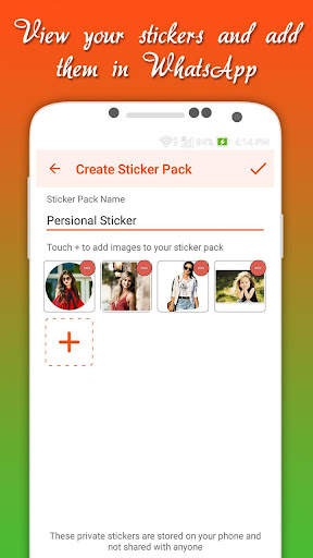 Stickers for WAStickerApps - Personal stickers screenshot 6