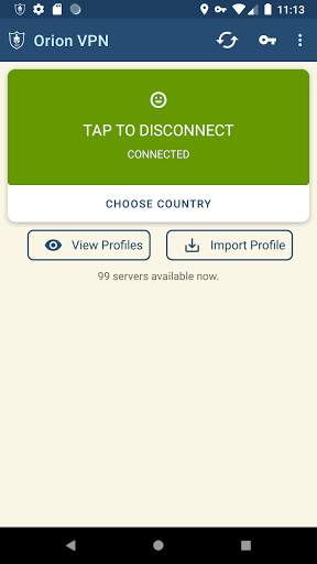Orion VPN | Free Open VPN Client screenshot 1