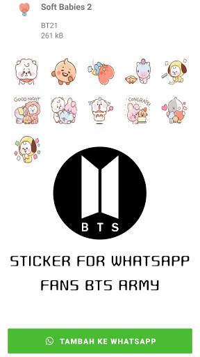 Korean Idol BTS Sticker For WhatsApp screenshot 1