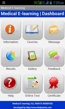 Medical E-Learning Platform screenshot 1