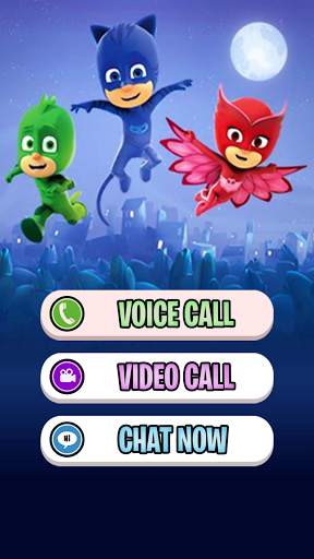 📱Call Pj Heroes masks - Funny Simulation GEKKO ! screenshot 1