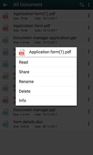 All Document Manager - File Viewer 2019 screenshot 5