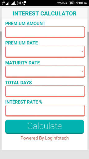 Interest Calculator screenshot 1