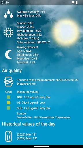 Weather XL Austria PRO screenshot 9