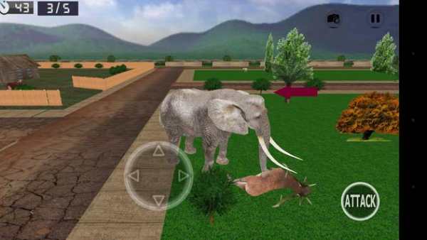 Real Elephant Simulator 3D 2018 screenshot 5