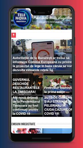Tele Europa Nova - Breaking news from Romania screenshot 1
