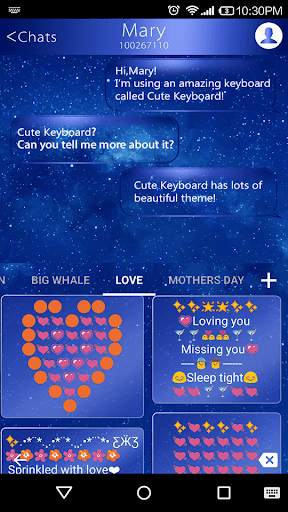 Magic Star Emoji Keyboard Skin screenshot 4