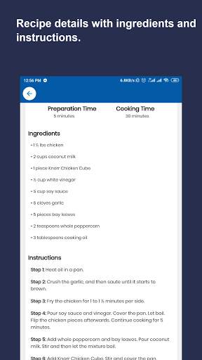 Filipino Food Recipe App screenshot 5