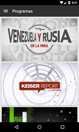 RT noticias screenshot 3