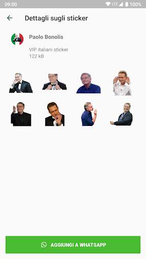 VIP italiani sticker per WhatsApp - WAStickerApps screenshot 8