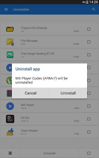 Uninstaller 6 تصوير الشاشة
