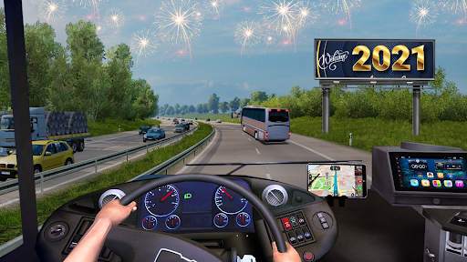 Bus Simulator Real Mountain 2021 - Free Bus Games screenshot 3