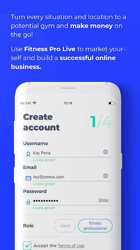 Fitness Pro Live screenshot 2