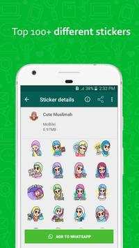 Islamic Cartoon Stickers for WAStickerApps screenshot 4