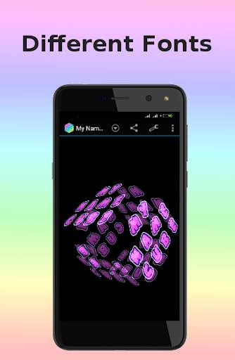 My Name Cube Live Wallpaper,Text Wallpaper Maker screenshot 4
