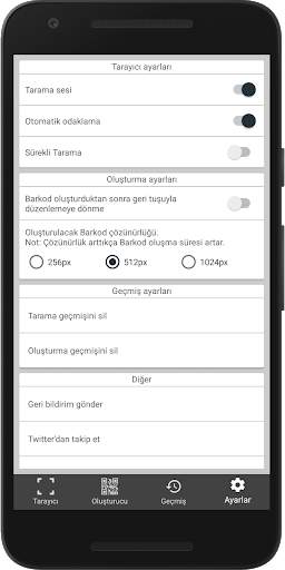 Barkod Tarayıcı & Barkod Oluşturucu screenshot 8