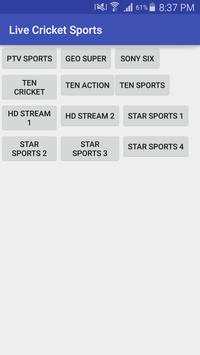 Live Cricket Tv screenshot 1