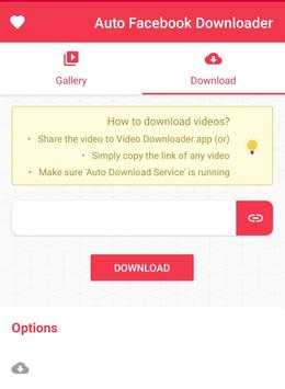 Auto Facebook Downloader screenshot 1