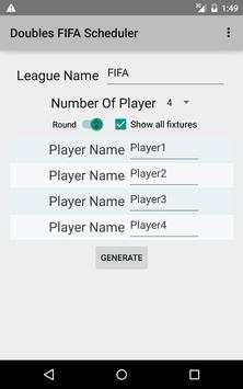 Doubles FIFA Scheduler screenshot 8
