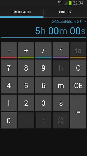 Time Calc screenshot 3