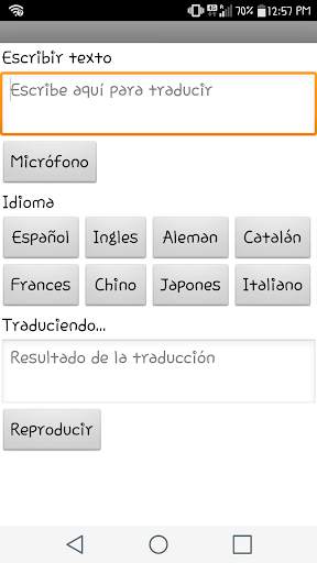 Traductor idiomas скриншот 1