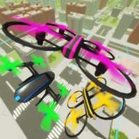 Amazing drones: racing logo